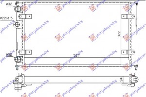 ΨΥΓ. 1.4-1.6BZ-1.7-1.9SDi -AC(52x32)(Π.O (VALEO CLASSIC) Seat Ibiza 93-95 - 040306305