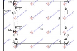 ΨΥΓ. 1.0-1.3-1.4BZ-1.7-1.9SDi -AC(43x32) (VALEO CLASSIC) Seat Ibiza 93-95 - 040306315