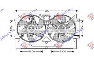 ΒΕΝΤ.ΚΟΜΠΛΕ (ΔΙΠΛΟ)ΒΕΝΖ-ΠΕΤΡ (VALEO) Seat Ibiza 93-95