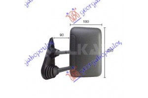 Καθρεφτης Μηχανικος Χειροκινητος Κοντο Μπρατσο Αριστερα Iveco Daily 90-00 - 040407482