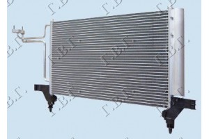 Ψυγειο A/C ΒΕΝΖ-ΠΕΤΡ (53x34x1,6) Fiat Stilo 01-06 - 041006400