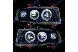 Φανος Εμπ Σετ Eagle Eyes Μαυρο Seat Ibiza 95-97