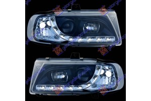 Φανος Εμπρος Σετ Τυπου Α5 Μαυρος Seat Ibiza 95-97