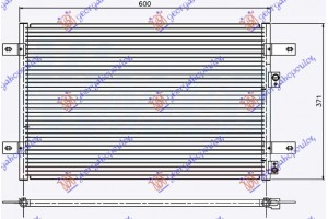 Ψυγειο Α/C BEN-ΠΕΤΡ (54,5x36,8x20)96-00 Ford Galaxy 95-06 - 042106400