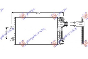 Ψυγειο Α/C BEN-ΠΕΤΡ (76.2x45.8x25) 95-96 Ford Galaxy 95-06 - 042106420