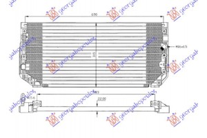 Ψυγειο A/C (68x32) Ιαπωνικο Toyota Corolla (E 11) Sdn 97-99 - 042306410