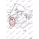 Κλειδαρια Καπω (ΜΕΤΩΠΗΣ) Toyota Corolla (E 11) Sdn 97-99