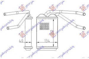 Ψυγειο Καλοριφερ (B) +/-ΑC (205x140) Daewoo Nexia H/B 95- - 042606500