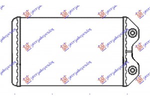 Ψυγειο Καλοριφερ ΒΕΝΖΙΝΗ-ΠΕΤΡΕΛΑΙΟ (220x140) Toyota Corolla (E 11) H/B-L/B 97-99 - 043106500