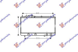 Ψυγειο 1.3i16V 00-03 +A/C (32,8x68,9) Mazda 323 Sdn 98-03 - 043206310