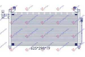 Ψυγειο A/C (60x30) Mazda 323 Sdn 98-03 - 043206400