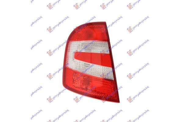 Φανος Πισω 3/5Π 04- (HELLA) Αριστερα Skoda Fabia 99-07 - 043805897