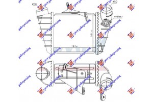 Ψυγειο Intercooler 1.9 Tdi Πετρελαιο (183x161x85) (ΜΕ Τρυπα Για Αισθητηρα 18mm) Seat Ibiza 02-08 - 025306230