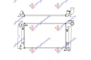 Ψυγειο Νερου 1.4-1.6-1.8 i-VVTi Μηχανικο Βενζινη (600x350) (ΑΓΓΛΙΚΟ) (ΚΟΥΜΠΩΤΟ ΒΕΝΤΙΛΑΤΕΡ) Toyota Corolla (E 12) Sdn 02-06 - 044006300