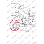 Κλειδαρια Μετωπης Toyota Corolla (E 12) Sdn 02-06 - 044007000