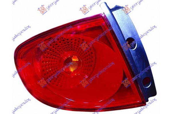 Φανος Πισω -09 Κοκκινο (Ε) Αριστερα Seat Altea 04-15 - 044305812