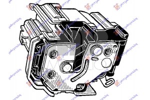 Κλειδαρια Πορτας Πισω ΗΛΕΚΤ/ΚΗ-ΑΝΤΙΚΛΕΠ. (5pins) Δεξια Alfa Romeo 159 05-11 - 044907226