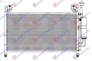 Ψυγειο A/C ΒΕΝΖΙΝΗ-ΠΕΤΡΕΛΑΙΟ (575x335x16) Mazda 2 07-14 - 045106400