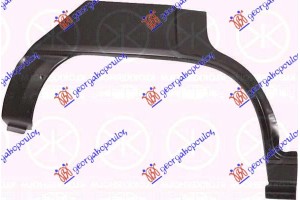 Φρυδι Πισω 4Π Δεξια Opel Kadett E 85-88 - 045808731