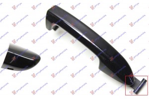 Χερουλι Πορτας ΕΜΠΡΟΣ/ΠΙΣΩ Εξω (ΒΑΜΜΕΝΟ ΜΑΥΡΟ) Αριστερα Vw Passat 05-11 - 032307854