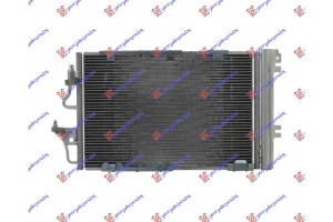 Ψυγειο A/C 2.0i16V (55.5x38.2x1.8) Opel Astra H 04-10 - 047106410