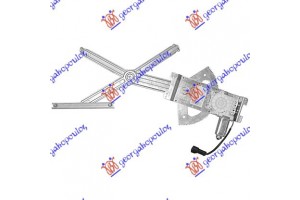 Γρυλλος ΠΑΡΑΘ. 3Π Ηλεκτρικος (Α ΠΟΙΟΤΗΤΑ) Αριστερα Opel Astra F 91-94 - 047807067