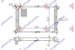 Ψυγειο 1,7 Td (50x35) (ΧΑΛΚΟΣ) Opel Astra F 95-98 - 048306315