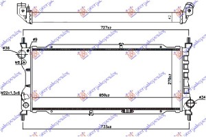 Ψυγειο 1,7 Diesel (65x27) Opel Combo 93-00 - 048606310