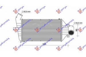 Ψυγειο Intercooler 2.2 16V (01-) Βενζινη - 1.7 Td Πετρελαιο (240x127) Opel Astra G 98-04 - 048806210