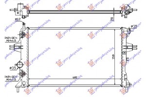 Ψυγειο 1.4-1.6-1.8 Βενζινη +AC Αυτοματο (610x378) (ΠΑΡΟΧΕΣ ΔΙΑΓΩΝΙΑ) Opel Astra G 98-04 - 048806360