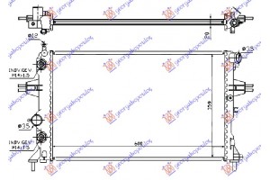 Ψυγειο 1.4-1.6-1.8 Βενζινη +AC Αυτοματο (610x378) (ΠΑΡΟΧΕΣ ΔΙΑΓΩΝΙΑ) (MAHLE BEHR) Opel Astra G 98-04 - 048806390
