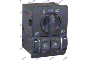 Διακοπτης Φωτων (13pin) Opel Astra G 98-04 - 048807140