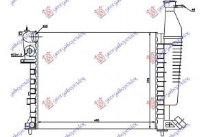 ΨΥΓ.1,1cc +/- A/C(46x37,8x23) Citroen Berlingo 96-02