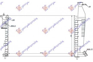 ΨΥΓ. 1.4-1.6-1.8 +/-AC (61x37,7x23)Μ/ΑΣΦ Citroen Berlingo 96-02 - 049806330