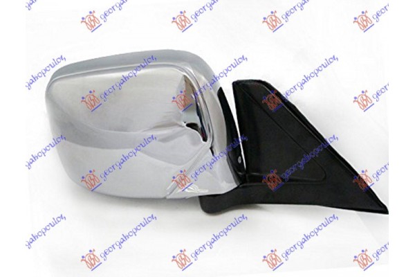 Καθρεφτης Μηχανικος Χειροκινητος Χρωμιο 2WD (FLAT GLASS) Δεξια Mitsubishi P/U L200 99-01 - 030307486