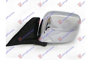 Καθρεφτης Μηχανικος Χειροκινητος Χρωμιο 2WD (FLAT GLASS) Αριστερα Mitsubishi P/U L200 97-99 - 050007487