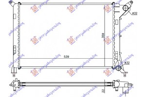 Ψυγειο 1.4-1.6i16V -A/C (54x36) Mini Cabrio (R52) 04-08 - 698006340