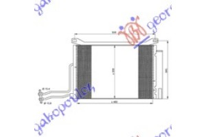 Ψυγειο A/C 1.4 T.D (48x36x1.6) Mini COOPER/ONE (R50/R53) 02-06 - 050706410
