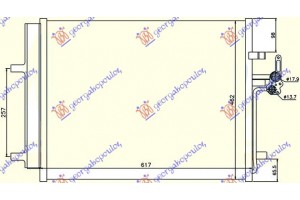 Ψυγειο Α/C 1.6-1.8BZ-2.0TDCi(58x46.5x1.6 Volvo S80 13- - 855006400