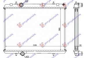 Ψυγειο 1.6 Hdi (B) (38x56.2x3.2) Citroen Berlingo 02-08 - 050906330