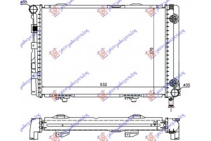 Ψυγειο 2.0-2.5 D-TD (53x37) Μ/Α Mercedes E Class (W124) 93-95 - 051806330