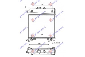 ΨΥΓ. 1.8-2.0-2.2-2.3 M/A -A/C (36x43) Mercedes C Class (W202) 93-99 - 051606300