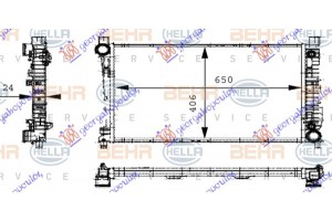 Ψυγειο Νερου Για Ολα ΒΕΝΖΙΝΗ-ΠΕΤΡΕΛΑΙΟ (ΜΗΧΑΝΙΚΟ-ΑΥΤΟΜΑΤΟ) (650x410) (MAHLE BEHR) Mercedes Clk (W209) 02-09 - 020506325