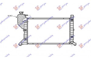Ψυγειο -00 ΜΗΧ.+Α/C (68x40) Mercedes Sprinter 208-416 (W901-905) 95-06 - 052606330