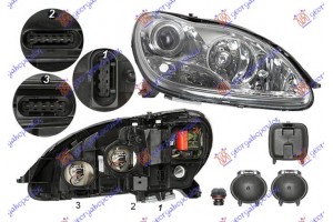 Δεξια Φανος Εμπρος Xenon Marelli 02- Mercedes S Class (W220) 98-05