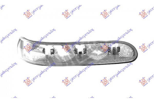 Φλας Πλαινο Καθρεφτη Led (ULO) Δεξια Mercedes S Class (W220) 98-05 - 052905493