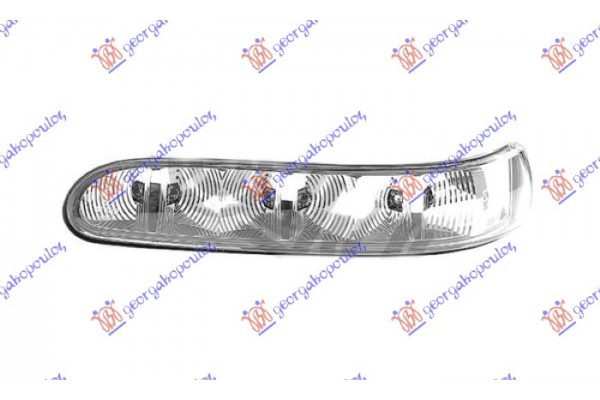 Φλας Πλαινο Καθρεφτη Led (ULO) Αριστερα Mercedes S Class (W220) 98-05 - 052905494