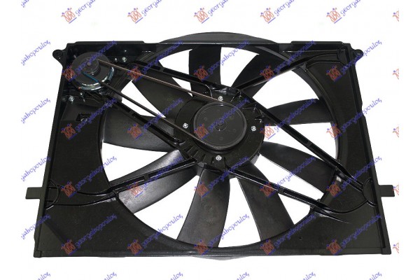 Βεντιλατερ Ψυγειου Κομπλε (530mm) (2 PIN) Mercedes S Class (W220) 98-05 - 052906440