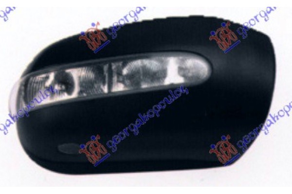 Δεξια Καπακι Καθρεφτη Με Φλας & Φως ΑΣΦ. 03- Mercedes S Class (W220) 98-05