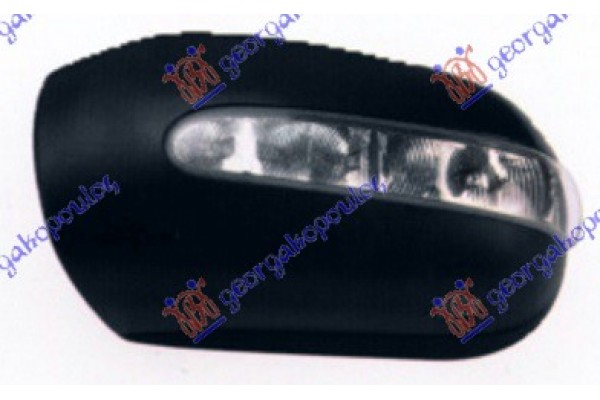 Αριστερα Καπακι Καθρεφτη Με Φλας & Φως ΑΣΦ. 03- Mercedes S Class (W220) 98-05